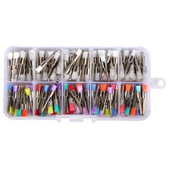 200 pcs Dental Teeth Prophy Brushes Polishing Tapered Latch Type Mixed 2.35mm po