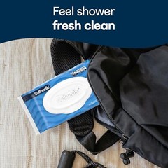 Fresh Feel Flushable Wet Wipes, Adult Wet Wipes, 8 Flip-Top Packs, 42 Wipes per