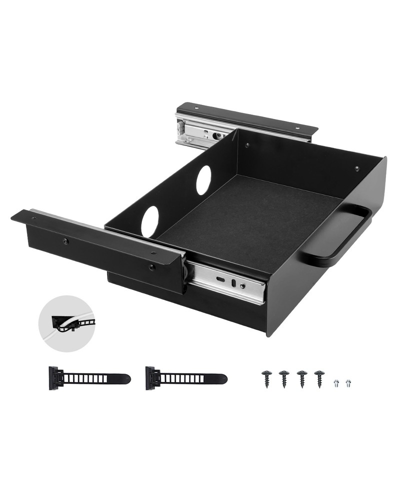 VEVOR 13 in Under Desk Drawer Organizer Slide-out Drawer Space Saver for Office