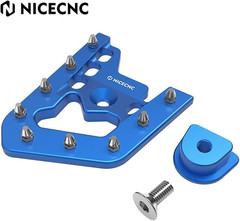 Blue Foot Brake Pedal Lever Peg Pad Extender Compatible with Yamaha Raptor 700 2