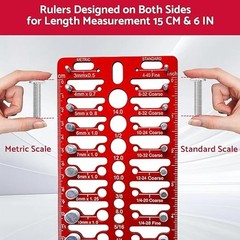 55 Nut and Bolt Thread Checker – Thread Checker Standard and Metric Bolt and Nut