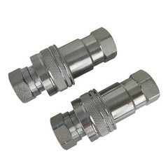 2Sets For Pioneer Ball Style 1/2″ NPT Hydraulic Coupler Quick Connect Coupling