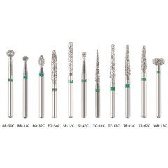 5Pcs/pack Dental Diamond Burs FG Needle Taper Fine Grit High Speed ns