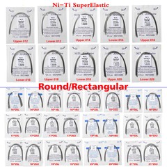 Alambre para Arco Ortodoncia Dental Super Elástico Niti Redondo/Rectangular 0.99