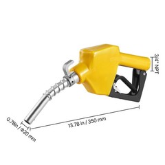 Uimoso 3/4 in NPT Automatic Fuel Nozzle 0.78 in Spout and Auto Shut-Off Feature