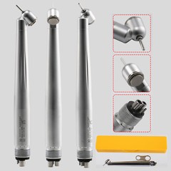 1-10 PCS Dental 45° Degree High Speed Handpiece Push Button 4Hole Air Turbine st