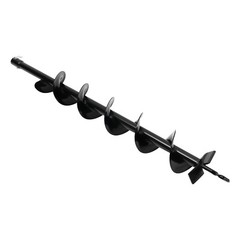192rpm Powerful Electric Corded Digger Post Hole Auger 2 Drill Bit 1500W 1.6HP