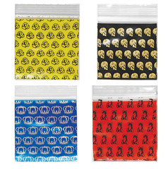 Apple Baggies #1515 1200pcs. Assorted Designs 1.5″ x 1.5″, (12 Packs of 100pcs)