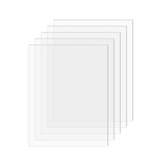 Acrylic Sheet Clear Cast Plexiglass 5 X 7 0.08 Thick 2mm Pack Of 5 Transpar