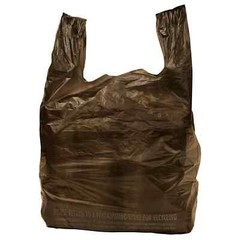 Black T-Shirt Carryout Bags, 11.5″ x 6.5″ x 22″ 1000 ct.
