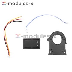 DC0-300V 50/100/200/400A Digital Current Voltage Meter Hall Ammeter Voltmeter