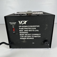 NEW VCT VT-2000 Up/Down Converter Fuse Protection 2000 Watts 110V Or 220V