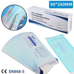 200pcs/1 Box Self Sterilization Pouches Autoclave Pouch Sterilizer Bags Dental