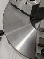 Phase II Manual Lathe Chuck: 8″, 3 Jaw, Self-Centering 559-114