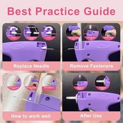 Stitch Gun for Clothes -Handheld Quick Clothing Fixer – purple