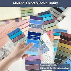 Sticky Tabs 500/2400 Book Tabs for Page Markers Transparent Annotation supplies