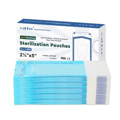 4000pc 2.25″ x 5″ Self Sealing Dental Sterilization Pouches Autoclave Bag