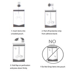 200 Self Sterilization Pouches Pouch Autoclave Sterilizer Bag Dental Tattoo Nail
