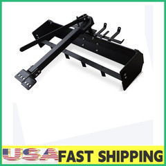 42″Tow Behind Box Scraper,Lawn Tractor Attachments w/Box Blade Hitch Tow,ATV UTV