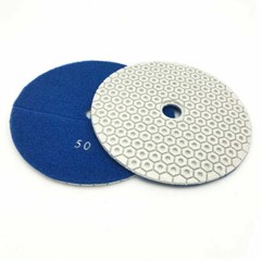 7 Inch Diamond Polishing Pad Grit 50 WET/DRY Granite Concrete Stone Marble