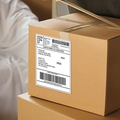 100-1000 Shipping Labels 8.5×5.5 Half Sheet Self Adhesive Round 2 Per Sheet