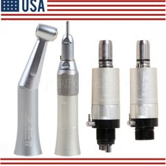 Dental Slow Low Speed Handpiece Contra Angle Straight Air Motor 2/4 HOLES E-TYPE