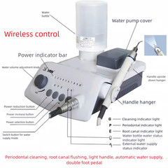 Dental Ultrasonic Scaler with LED Handpiece Auto Water Supply Fit EMS Cavitron