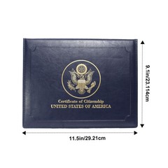 US Citizenship Certificate Holder|US Citizenship Gifts|Naturalization Certificat