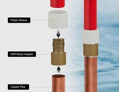 10 Pieces 1/2″ PEX A X 1/2″ FEMALE SWEAT ADAPTER EXPANSION F1960