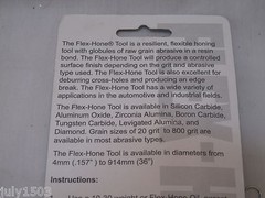 (1) NEW 6.4mm (1/4) 240 Flexible Cylinder Hone Bore Diameter Ball Engine Flex