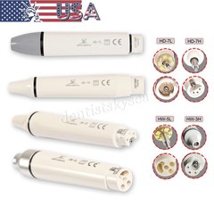 FDA Portable Dental Ultrasonic Piezo Scaler + Handpiece 5*Tips fit Cavitron/EMS