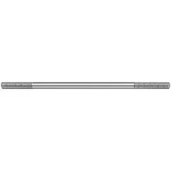 Double-End Threaded Rod, 3/8″-24 Thread To 3/8″-24 Thread, 2 Ft, Aluminum,