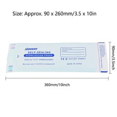 200pcs/1 Box Self Sterilization Pouches Autoclave Pouch Sterilizer Bags Dental