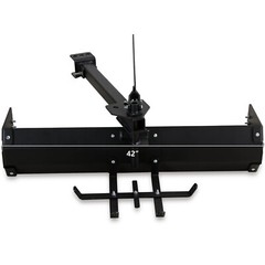 42″ Tow Behind Box Scraper Lawn Tractor Attachments, Box Blade Hitch Tow for ATV
