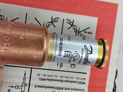 Danfoss 034L0043 Model KVL12 1/2 Inch ODF Bypass Crankcase Pressure Regulator