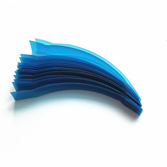 Dental Blue View Matrix Contoured Anterior Matrices Mylar Anatomical Strip 50Pcs