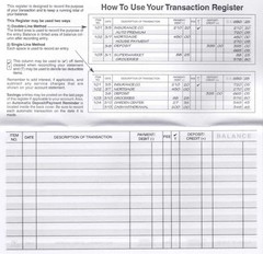 12 Checkbook Transaction Registers 2025-2026-2027 Calendars Check Book Bank …
