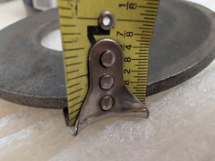 Lot Of 10 – 4.75″ OD, 2.25″ ID. Galvanized Steel Flat Washers. Ea washer Is 11oz