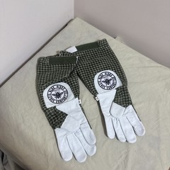 Honey Bee Vented Hand Glove Goat Skin Green Short XSMALL 3 Layer Protective USA!