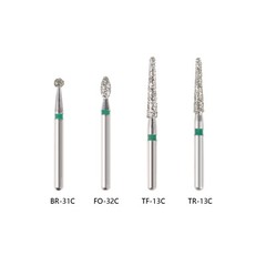97Types Dental Diamond Burs FG 1.6mm for High Speed Handpiece 5Pcs/pack New