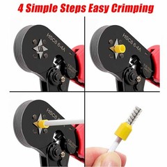 1200 Wire Ferrule Kit Cable End Crimp Terminals Pin Insulated Connectors US NEW