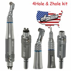 NSK type dental low slow speed handpiece contra angle straight motor 2/4holes us