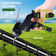 Metal Zip Ties with Stainless Steel Cable Tie Gun, Special Tool For Silver