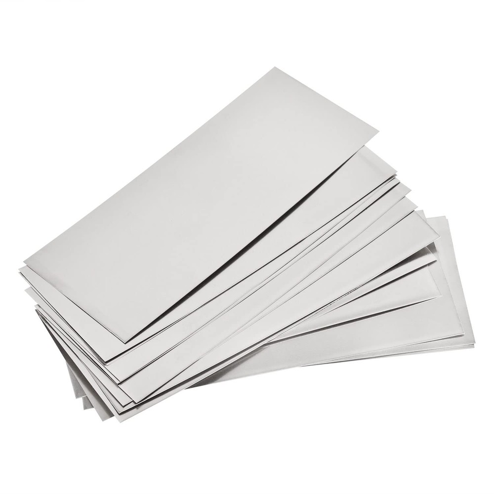 Shonan 4 Inch Nickel Sheets 15 Pcs Pure Nickel Strips Tabs For Nickel Electropla
