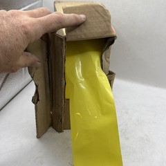 Uline 3” Barricade Caution Tape S-2744 Open Box With Approximately 700 Feet