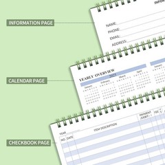 Checkbook Register, Check Registers for Personal Checkbook, Financial Ledger,…