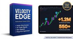 Velocity Edge TradingView Indicator | NQ Futures | XAU | Forex | Prop Firm Ready