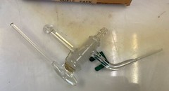 Stopcock, Kimble, 41036-A, Stopcock, 2mm Bore, 3-way, Listed as PREGL (Buret)