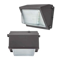 LED Wallpack Power & Color Selectable to 120W 16800lm 3-4-5K 0-10V with Photocel