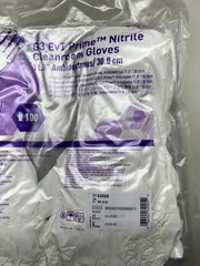 G3 Evt Prime Nitrile Cleanroom Gloves XSMALL – Qty. 100 Pack (50pairs) DOM: 2022